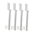 thumbnail image 2 of 4 piezas de post anclajes uñas de tierra pesadas estructura estable accesorios de jardinería de alto rendimiento soporte poste de madera, 2 of 7