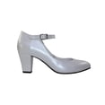 thumbnail image 2 of ZAPATILLA BASICA VESTIR LEON MUJER DAMA BLANCO NACAR POLIPIEL 9758 LEON 9758, 2 of 3