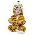 thumbnail image 1 of Kids Animal Cartoon Hooded Bodysuit Outfits -, 1 of 4