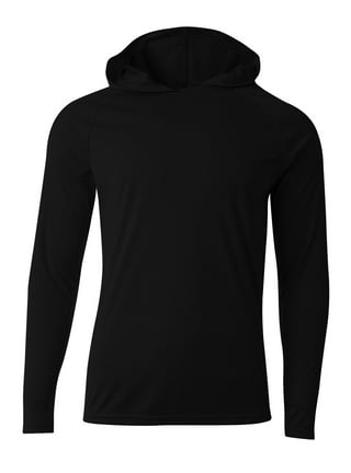 Alive Men's Long Sleeve Hooded Outdoor Performance Long Sleeve Shirt