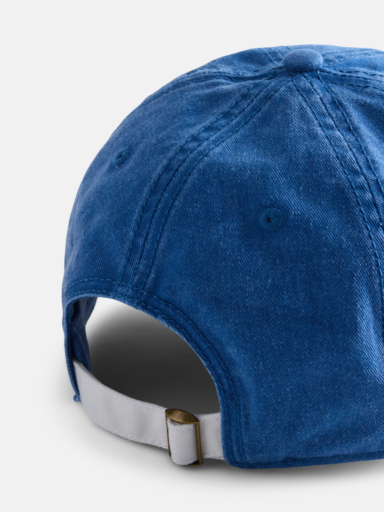 No Boundaries Women's Cotton Twill Game Day Baseball Hat, Blue