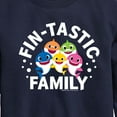 thumbnail image 3 of Baby Shark - Fintastic Family - Toddler And Youth Crewneck Fleece Sweatshirt, 3 of 6