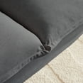 thumbnail image 6 of 87.4" Modern Deep Seat Loveseat Sofa with Washable Cover & Pillow Top Arms, Hidden Legs Design for Living Room & Office, Dark Gray, 6 of 8