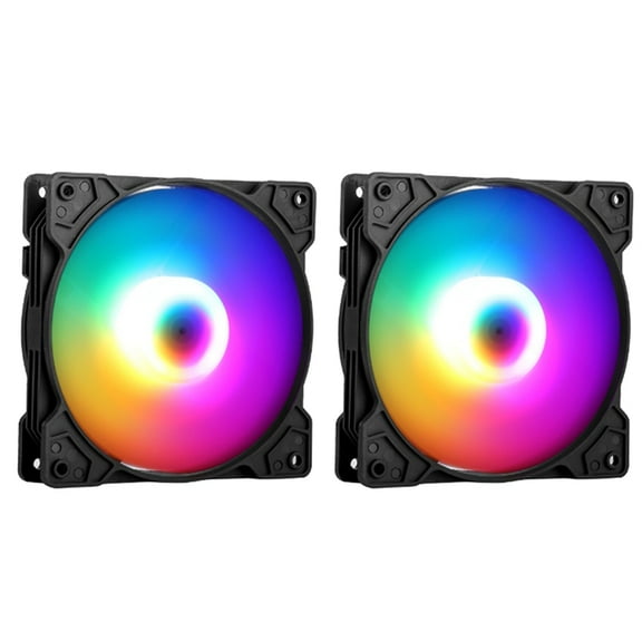 Colorful Chassis Fan 4 PIN Air-Cooled Silent Cooling Fan Desktop Computer Cooling Fan Ventilateur Cooling Case Radiator