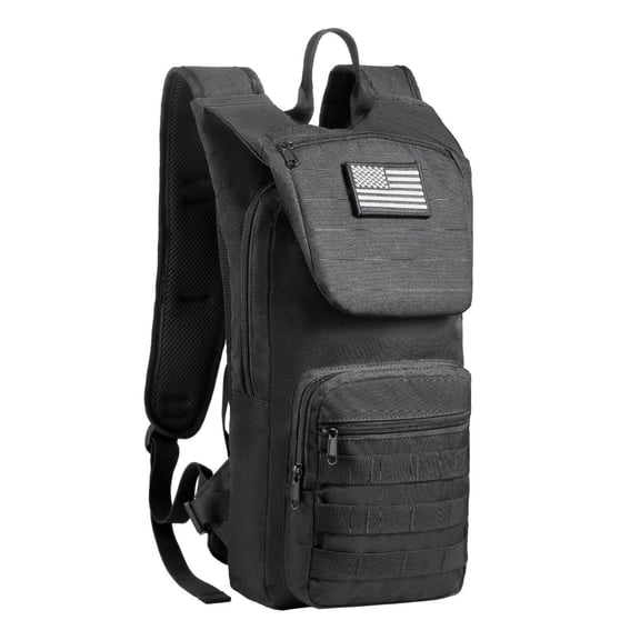 Hydration Backpack with 3L Water Bladder, Molle Hiking Pack