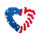 thumbnail image 2 of Independence Day Wreath Patriotic Wreath Front Door Wreath Door Hanging Independence Day Decorations Flag Wreath, 2 of 6