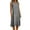Gray Dress, variant on Htigea Summer Linen Tank Dress for Women Sleeveless V-Neck Striped Dresses Casual Loose Fit Beach Vacation Sundress Pink S