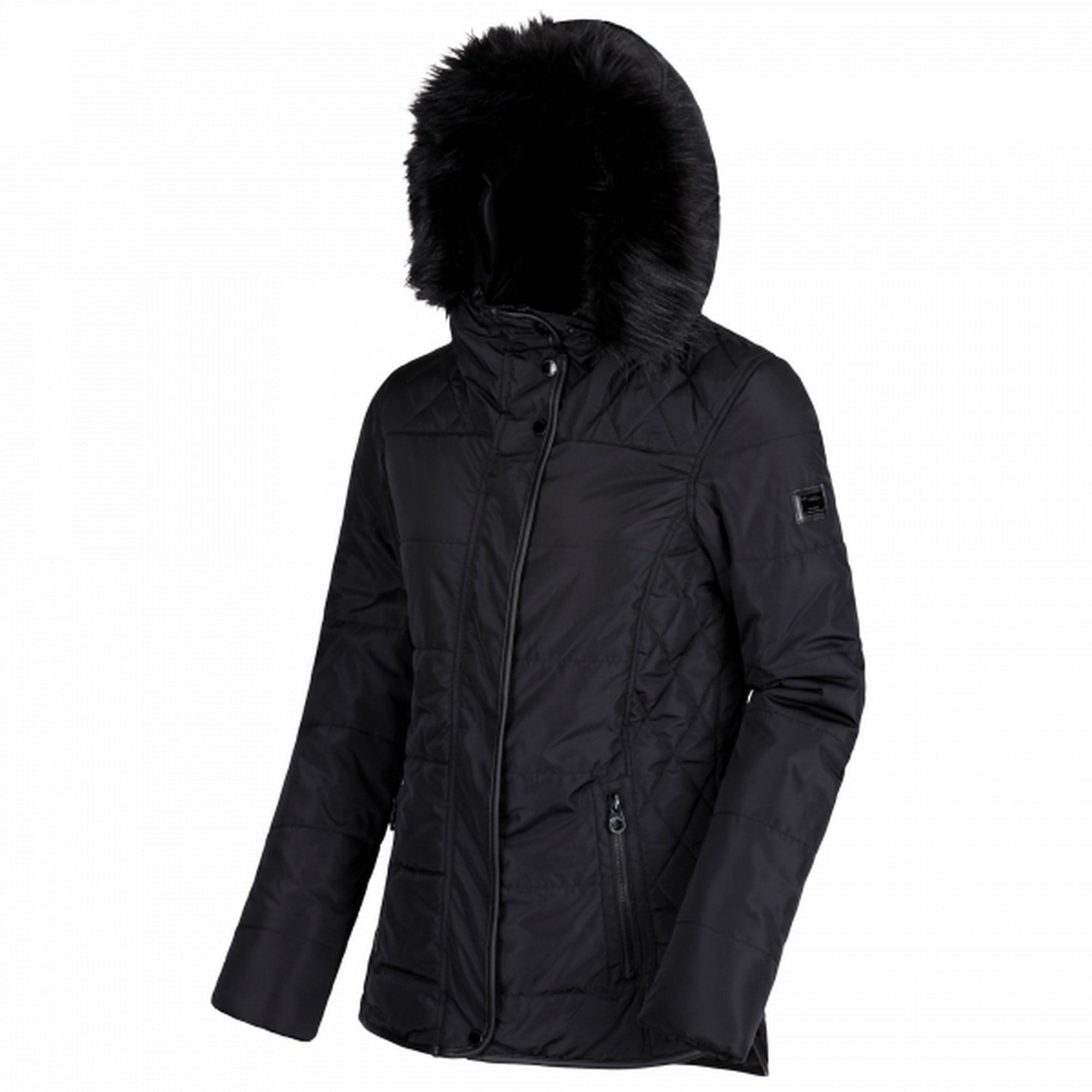 regatta black womens coat