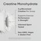 thumbnail image 4 of Sports Research Creatine Monohydrate - Gain Lean Muscle, Improve Performance and Strength and Support Workout Recovery - 5 g Micronized Creatine - 1.1LBS, 4 of 5