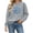 Gray, variant on gbyLJF Women's Snowflake Christmas Sweatshirt Fuzzy Long Sleeve Holiday Tops Festival Travel Fleece Warm Pullover