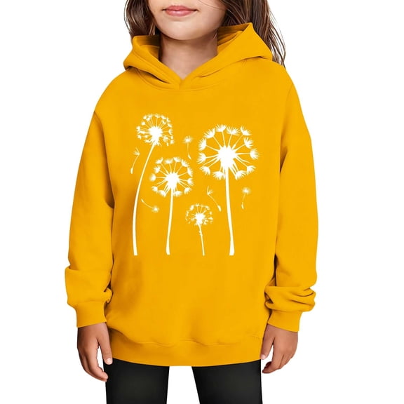 Posijego Kids Hoodies Girls Boys Printed Hooded Sweatshirt with Pocket Graphic Long Sleeve Pullover Tops