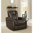 thumbnail image 5 of Home Square 2 Piece Furniture Set with Power Reclining Sofa & Recliner in Brown, 5 of 5