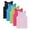 Multicolor 3, variant on 5 Pack Toddler Girls' Tank Tops Baby Casual Crew Neck Sleeveless Shirts Kids Boys Athletic Tee Unisex T-Shirt for 1-13 Y