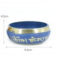 thumbnail image 4 of Amdohai Blue Tibetan Singing Bowl Set with 9.5cm/3.7inch Handmade, 4 of 7