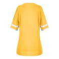 thumbnail image 4 of Fgnfyis T-Shirt Décontracté à Manches Courtes Col en V Coupe Ample pour Femmes YE1 m, 4 of 5