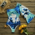 thumbnail image 2 of Meloria Swim and Fashion One-Shoulder Tie-Dye Layered Sleeve Swimsuit, 2 of 5