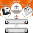 thumbnail image 3 of Pack of 20 Clipboard Clips 12cm Fittable Metal Cardboard Clip Hooks for Office, Craft Project Use, 3 of 5
