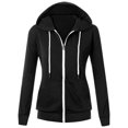 thumbnail image 7 of Women's Lightweight Zip Up Hoodie Long Sleeve Spring Fall Thin Casual Hooded Jacket Slim Fit Basic Sweatshirt 2025, 7 of 7