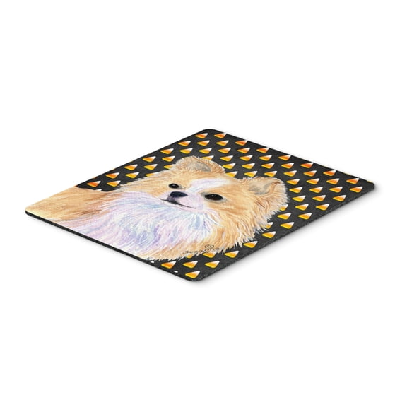 Carolines Treasures SS4266MP "Chihuahua Candy Corn Halloween Portrait Mouse Pad Hot Pad or Trivet" Large multicolor