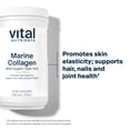 thumbnail image 3 of Vital Nutrients Marine Collagen Powder Unflavored | Hair, Skin, Nails, & Joint Support | Type I & III Collagen Powder Supplement from Wild-Caught Fish | Gluten, Dairy, Soy Free | 300 Grams, 3 of 5