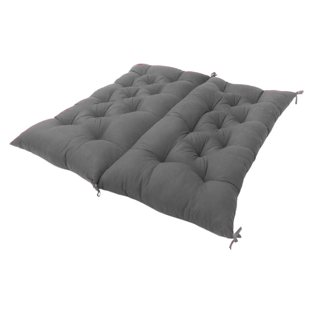 Cojín de silla de huevo Kusrkot Cojín de columpio de jardín extraíble cómodo Patio Gris oscuro