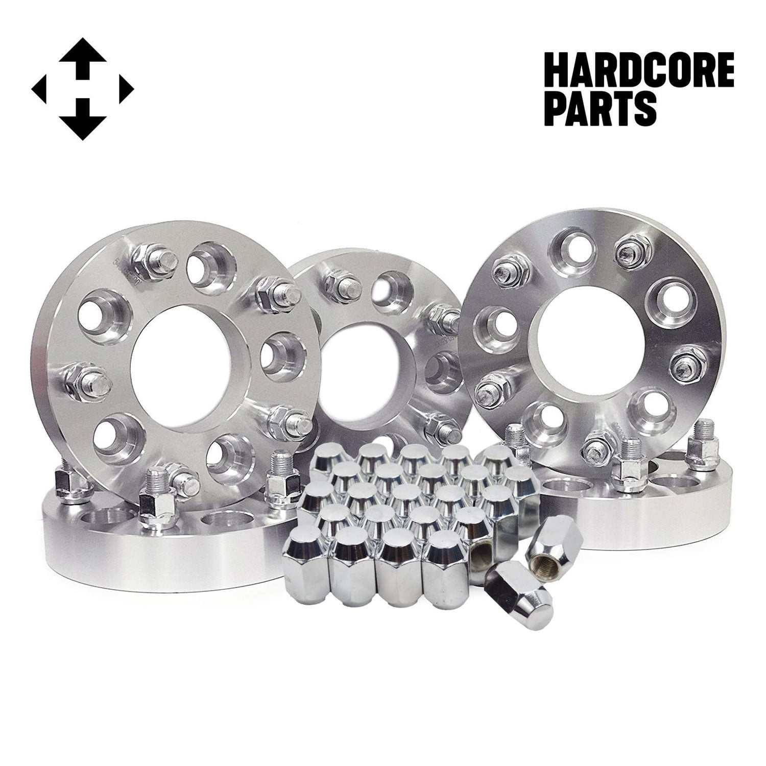 5 Jeep Wheel Adapters 5x4.5 to 5x5 1.25" (32mm) Compatible with