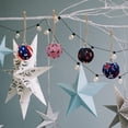 thumbnail image 5 of 12 bolas de tela para el Día de la Independencia, decoración navideña, adornos para bodas, bailes de graduación, adornos para árboles, suministros para colgar en festivales, suministros para fiestas, 5 of 5