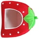 thumbnail image 3 of Cama plegable para mascotas, cama para gatos, casa suave para cachorros, fresa, entrada creativa, cama para dormir para gatos, perros (rojo, tamaño L), 3 of 5