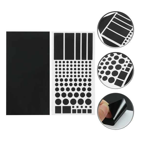 2 Sheets LED Light Blocking Shading Stickers Blackout Stickers for Routers