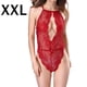 thumbnail image 1 of Camisón de encaje para mujer Cuerpo sexy Lencería Ropa interior Ropa de dormir, rojo vino, XXL Inevent XX000075-29, 1 of 7