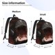 thumbnail image 2 of Easygdp Playful Baby Hippo Splash Mochila de Lona Resistente para Laptop, Compatible con Laptops de 15 a 17 pulgadas, Ideal para Escuela, Trabajo y Viajes-Small, 2 of 5