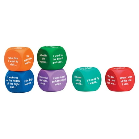 Learning Resources Writing Prompt Cubes, Educational Toys, Ages 5+, LER7232