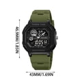 thumbnail image 3 of Horivan Men's Digital Sports Watch 50M Waterproof Chronograph Alarm LED Backlight For Outdoor Activities, 3 of 7