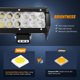 thumbnail image 5 of Barra de luces LED Nilight, 20 cm, 126 W, Spot Flood Combo + 2 cápsulas, 5 of 9