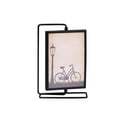 thumbnail image 2 of GUOOL Photo Frame Cards Display Stand Holder Ornament Glass Front Rotating Photo Frame Black 23x15.5cm, 2 of 9