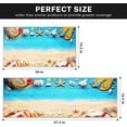 thumbnail image 3 of Beach Blue Summer Kitchen Rugs and Mats Non Skid Washable Set of 2, Wood Starfish Wooden Kitchen Runner Rug, Farmhouse Kitchen Floor Mat Under Sink Mat Throw Rug for Doormat, 3 of 6