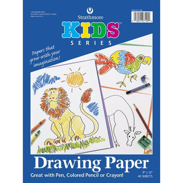 Strathmore Kids Drawing Paper Pad, 9in x 12in