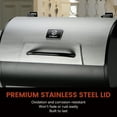 thumbnail image 5 of Z GRILLS Classic ZPG-7002B3E with 697 sq.in. , 8-in-1 BBQ Pellet Grill & Smoker Auto Temperature Control with Cover for Outdoor Cooking, Sliver, 5 of 13