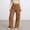 Brown, variant on Cargo Pants for Women High Waisted Straight Wide Leg Pants Elastic Waistband Drawstring Women Pants Casual Baggy Workout Pants for Women