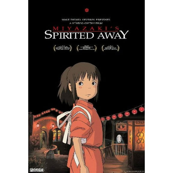 Bad Dog Posters Spirited Away 16inx24in Mini Movie Poster 16x24 poster, Multi-color, Any Room, Movie Room, Adults, Square