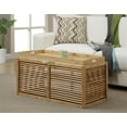 thumbnail image 2 of Double Bamboo Ottoman, 2 of 2