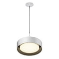 thumbnail image 4 of ET2 Lighting E51011-WTGLD Echo - 20W 1 LED Pendant-10 Inches Tall and 13 Inches Wide White/Gold, 4 of 5