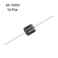 thumbnail image 2 of 10 Paquete Diodo Rectificador 6A10 6A 1000V Diodos de Silicio Electrónicos, 2 of 2