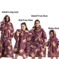 thumbnail image 1 of Manta de franela con mangas Sudadera de invierno Jersey polar Tiburón gigante Manta usable Sudadera con capucha para adultos Niños Bebés, 1 of 6
