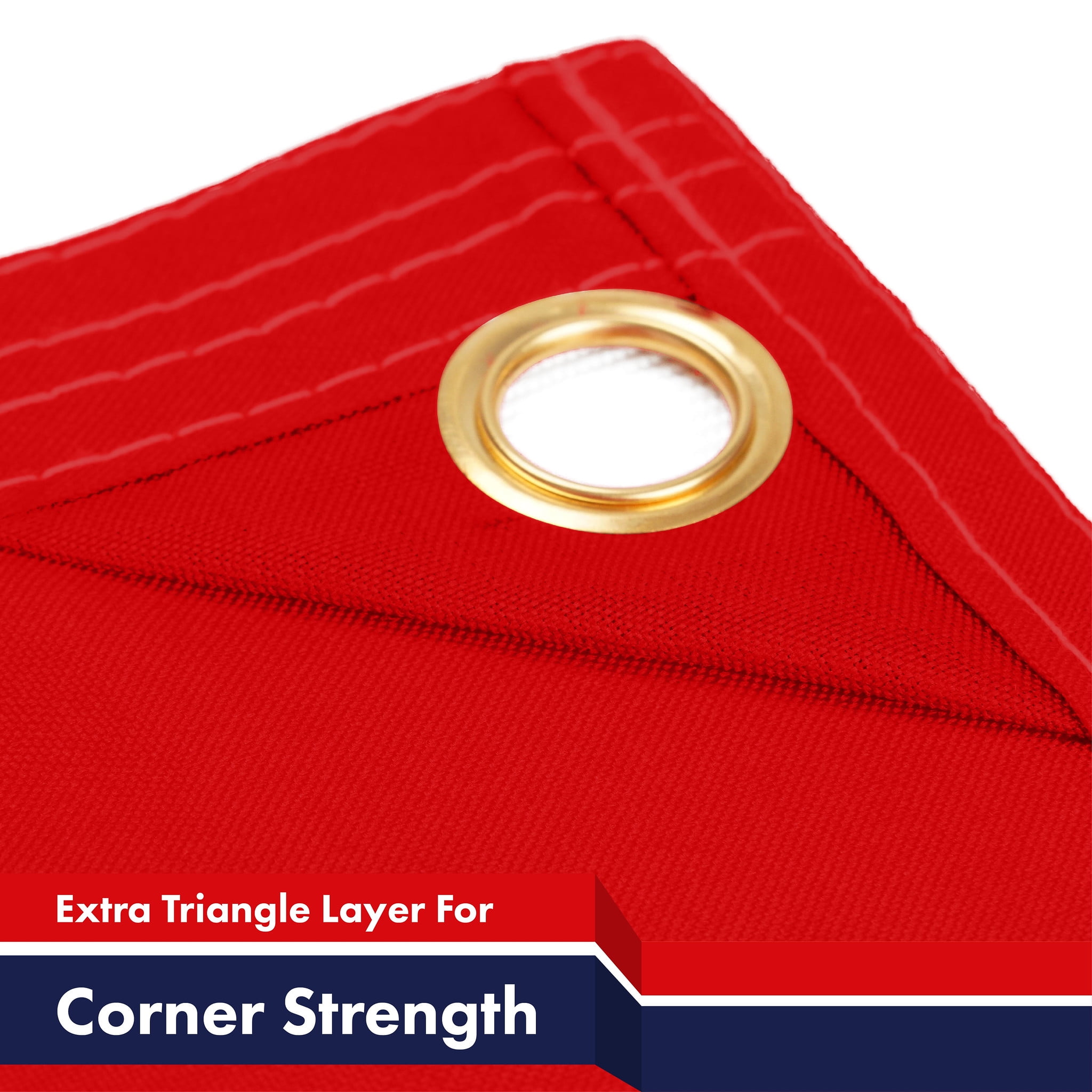 G128 2 Pack: American USA Flag | 3x5 Ft | LiteWeave Pro Series Printed 150D Polyester, 4 Corner Brass Grommets | Country Flag, Vibrant Colors, Perfect For Balcony, More Durable Than 100D 75D Polyester