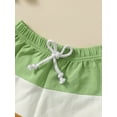 thumbnail image 4 of Bagilaanoe Toddler Baby Boys Casual Shorts Quick Dry Drawstring Short Pants 6M 12M 18M 24M 3T Kids Contrast Color Summer Clothes, 4 of 7