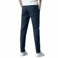 thumbnail image 4 of Bevawear Glide Pants for Men – Unisex Quick Dry Pull-On Stretch Pants, Lightweight Active Stretch Trousers for Outdoor and Everyday Dark Blue L, 4 of 4