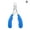 blue, variant on Professional Stainless Steel Nail Clippers Set With Sharp Blades For Home And Travel Use