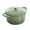 Pistachio Green, variant on Crock-Pot 5 Quart Round Enamel Cast Iron Covered Dutch Oven Cooker, Aqua Blue