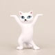 thumbnail image 4 of Decoración de escultura de de adorno de estatuilla de gatos lindos paquete de 2 Sunnimix Escultura de estatua de gato, 4 of 7